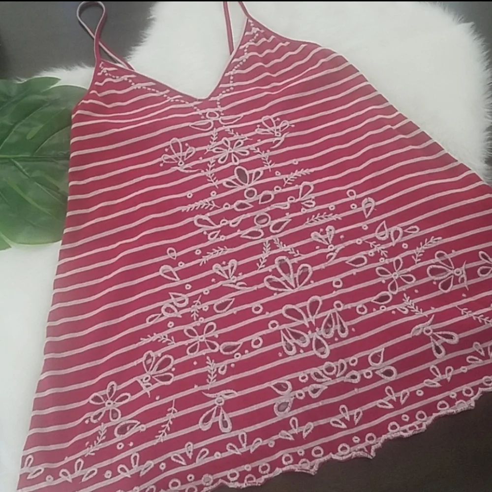 Free People Lace Up Tank Size Small
